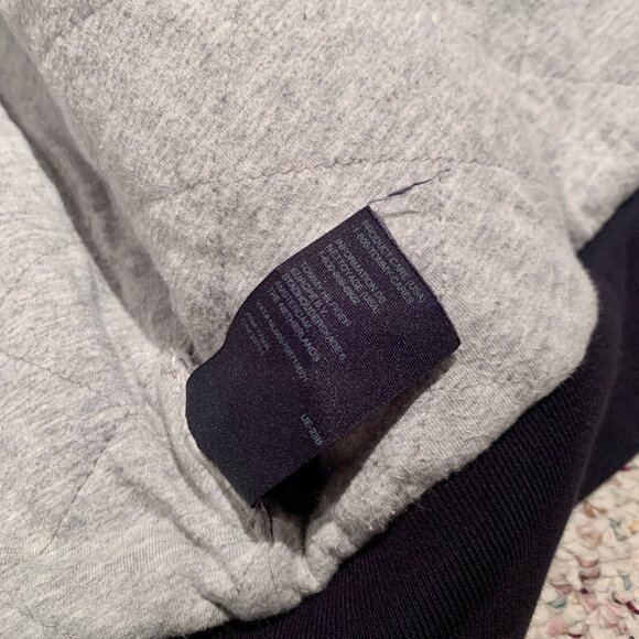 Vintage Insulated Jacket w/ Hood Large Tommy Hilfiger Full Zip Lined Heavy - Picture 5 of 10